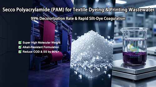 Polyacrylamide: Solution ya misala ebele mpo na ba industries ya imprimerie mpe ya coloration ya bilamba